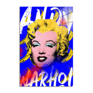 Glasbild - Pop Art - Marylin Monroe