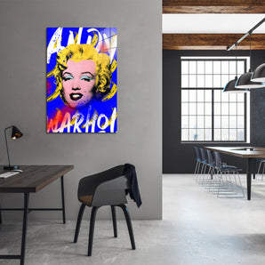 Glasbild - Pop Art - Marylin Monroe