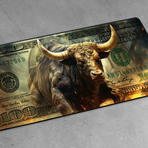 XXL Gaming-Mousepad - Bull Money