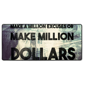 XXL Gaming-Mousepad - Make million dollars