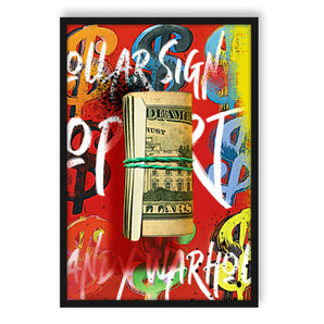 Poster im Rahmen - Pop Art - Andy Dollar