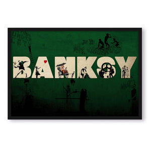 Poster im Rahmen - Banksy