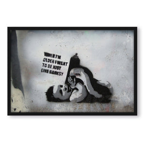 Poster im Rahmen - Like Banksy